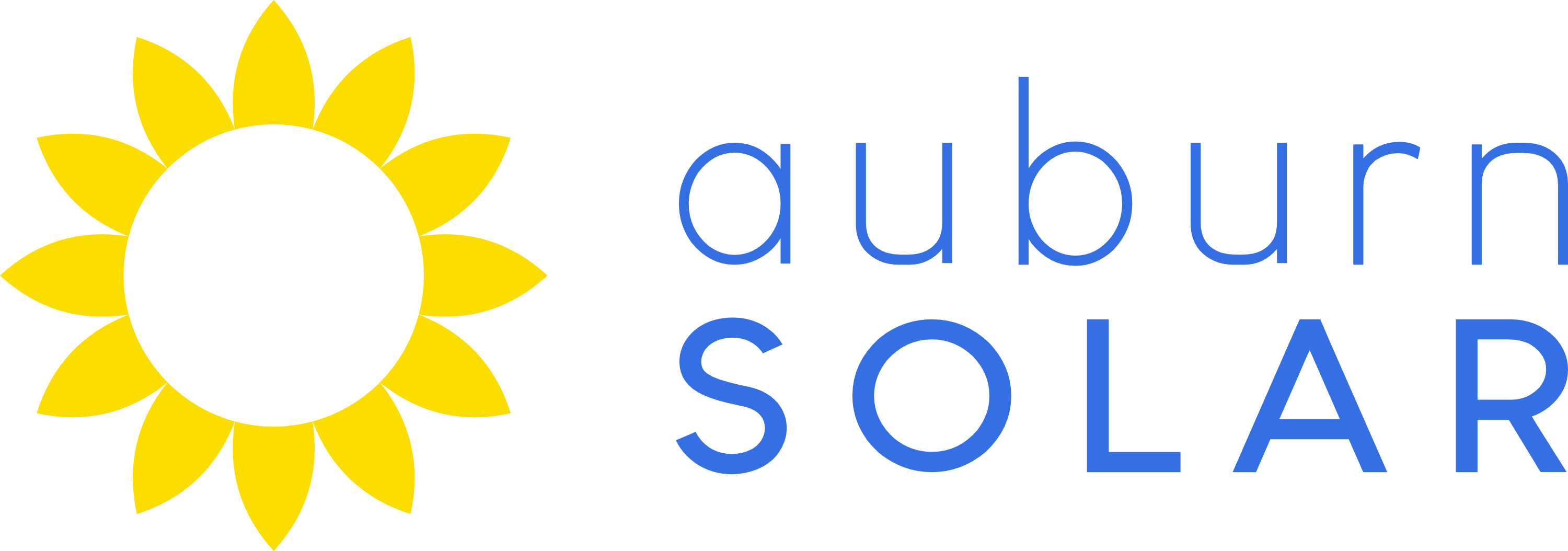 Auburn Solar horizontal lockup