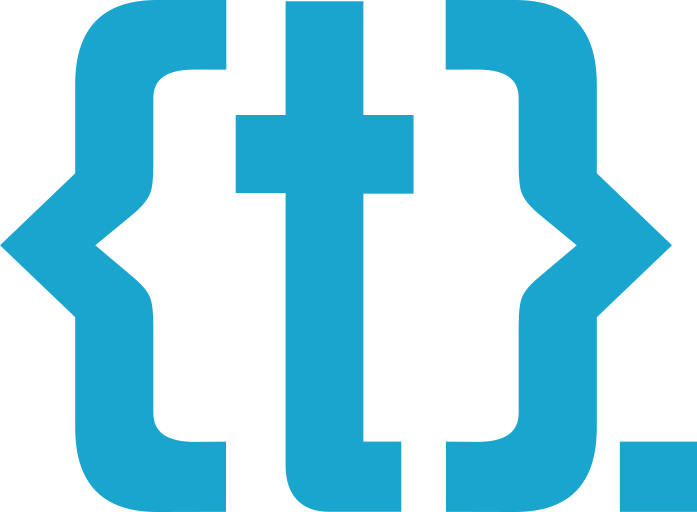 Personal curly-brace t mark