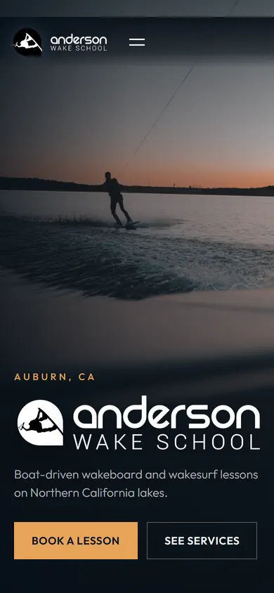 Anderson Wake School on a phone