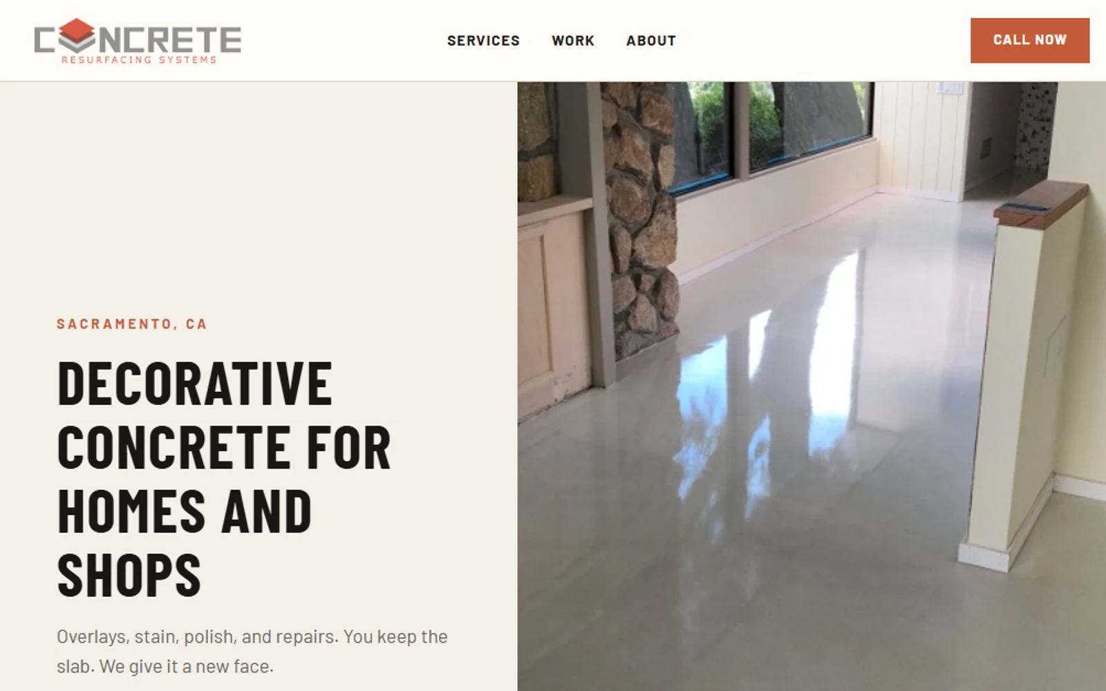 Concrete Resurfacing Systems website